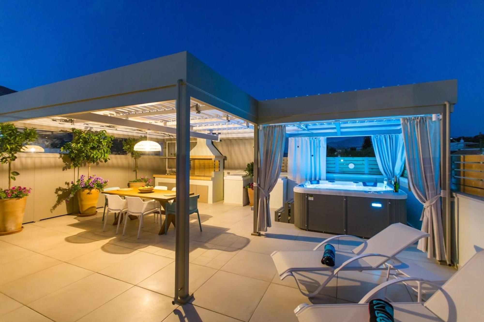 Villa Ekaterini Luxury House Lefkogeia Exterior foto